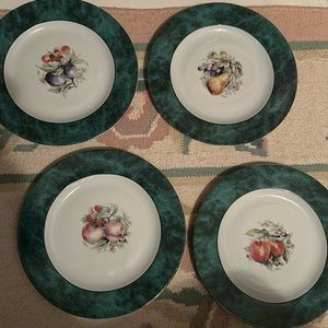 Four Limoges Plates